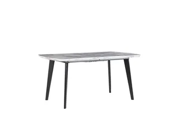 Spisebord sammenklappeligt 160/200 x 90 cm MOSBY - Hvid - Møbler - Borde - Spisebord og køkkenbord