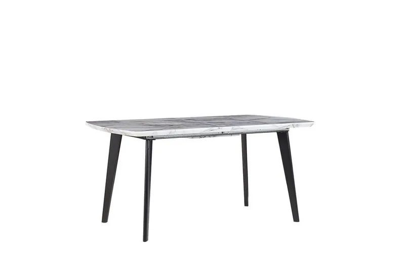 Spisebord sammenklappeligt 160/200 x 90 cm MOSBY - Hvid - Møbler - Borde - Spisebord og køkkenbord