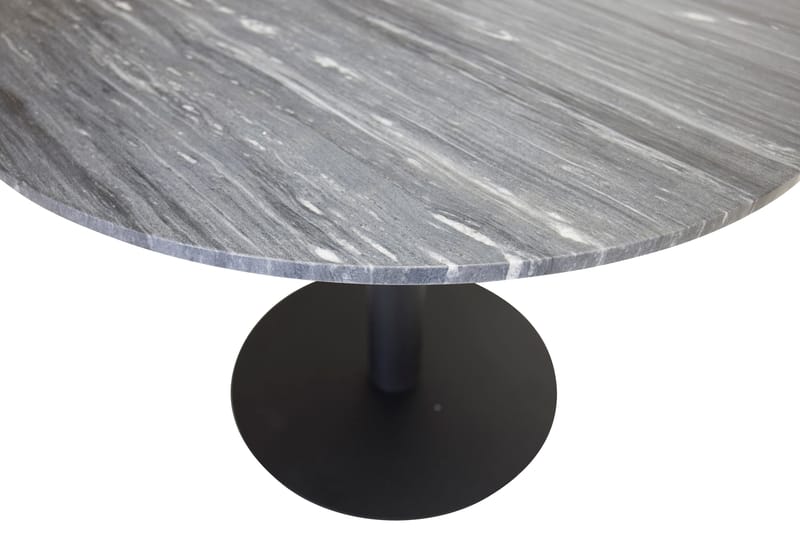 Spisebord Venture Home Admira Spisebord 106 cm Rund Marmor Black - Møbler - Borde - Spisebord og køkkenbord