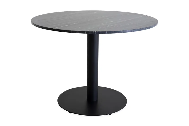 Spisebord Venture Home Admira Spisebord 106 cm Rund Marmor Black - Møbler - Borde - Spisebord og køkkenbord
