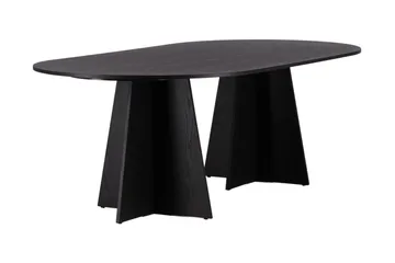 Spisebord Venture Home Bootcut spisebord 230x115x75 cm ovalt Black - Møbler - Borde - Spisebord og køkkenbord