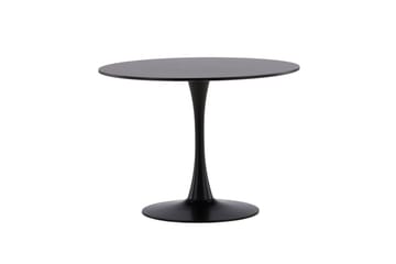 Spisebord Venture Home Glade spisebord 100x74 cm rundt Black - Møbler - Borde - Spisebord og køkkenbord