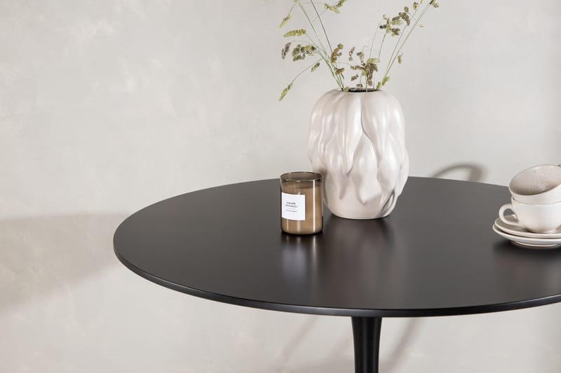 Spisebord Venture Home Glade spisebord 100x74 cm rundt Black - Møbler - Borde - Spisebord og køkkenbord