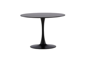 Spisebord Venture Home Glade spisebord 100x74 cm rundt Black - Møbler - Borde - Spisebord og køkkenbord