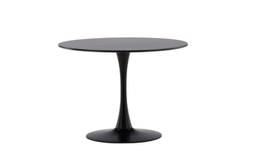 Spisebord Venture Home Glade spisebord 100x74 cm rundt Black - Møbler - Borde - Spisebord og køkkenbord