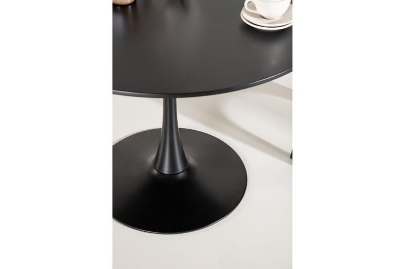 Spisebord Venture Home Glade spisebord 100x74 cm rundt Black - Møbler - Borde - Spisebord og køkkenbord