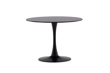 Spisebord Venture Home Glade spisebord 100x74 cm rundt Black - Møbler - Borde - Spisebord og køkkenbord