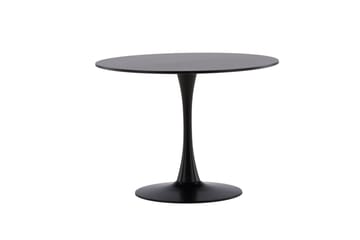 Spisebord Venture Home Glade spisebord 100x74 cm rundt Black - Møbler - Borde - Spisebord og køkkenbord