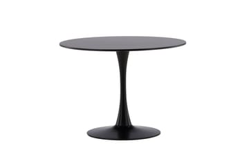 Spisebord Venture Home Glade spisebord 100x74 cm rundt Black - Møbler - Borde - Spisebord og køkkenbord