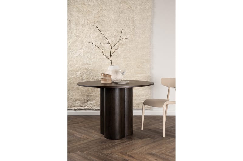 Spisebord Venture Home Olivia Spisebord 110 cm Rundt Brown 110 cm - Møbler - Borde - Sofabord