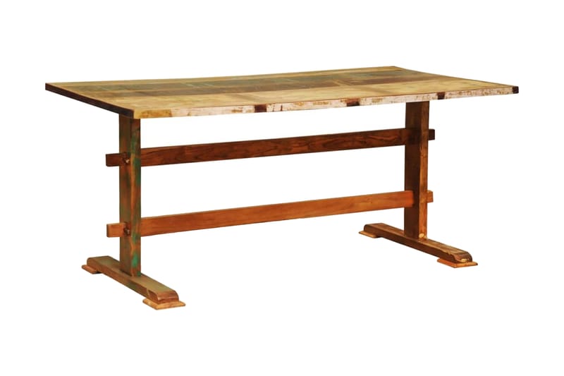 Spisebord Vintagestil Genanvendt Træ - Brun - Spisebord og køkkenbord