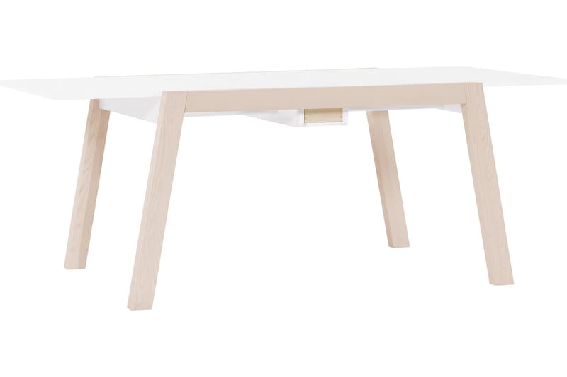 Spot Sammenfoldelig Spisebord Træ/Natur/Hvid - VOX - Spisebord og køkkenbord - Semmenfoldeligt bord