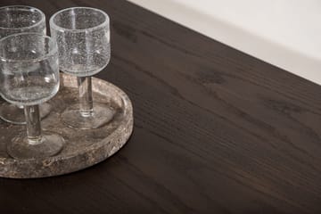 Stone Spisebord 220x100x74 cm Oval - Brun - Møbler - Borde - Spisebord og køkkenbord