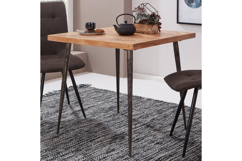 Synia Spisebord 80 cm - Træ / natur - Spisebord og køkkenbord