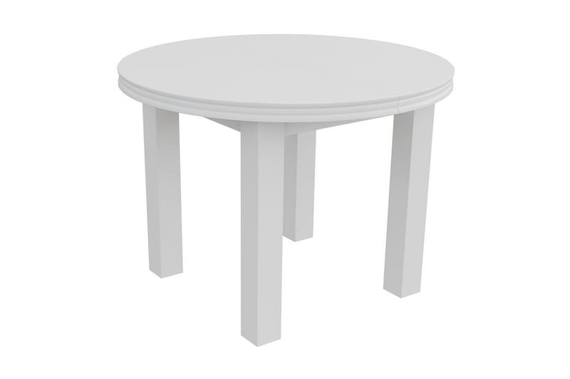 Tabell Udvideligt spisebord 100 cm - Hvid - Møbler - Borde - Spisebord og køkkenbord