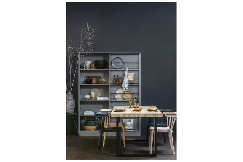 Tablo Spisebord U-formede ben 180 cm - Blonder / Natur / Sort - Møbler - Borde - Spisebord og køkkenbord