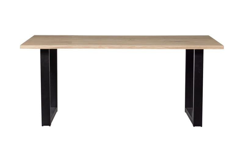 Tablo Spisebord U-formede ben 180 cm - Eg / sort - Spisebord og køkkenbord