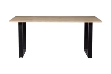 Tablo Spisebord U-formede ben 180 cm - Eg / sort - Møbler - Borde - Spisebord og køkkenbord