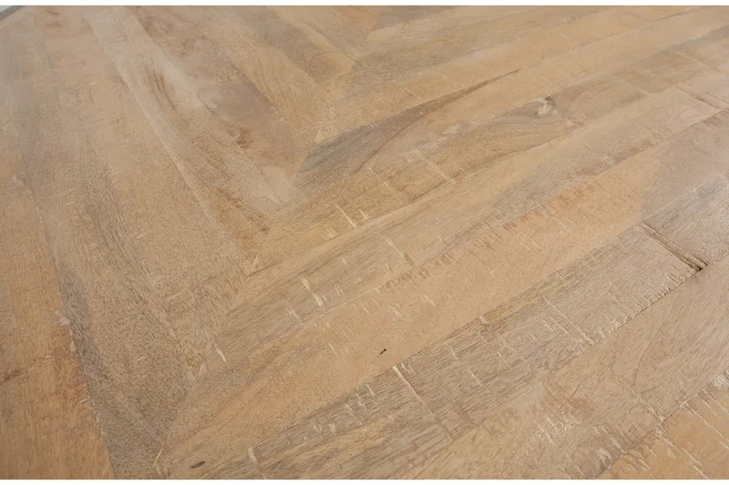 Tablo Spisebord U-formede ben 200 cm - Blonder / Natur / Sort - Møbler - Borde - Spisebord og køkkenbord