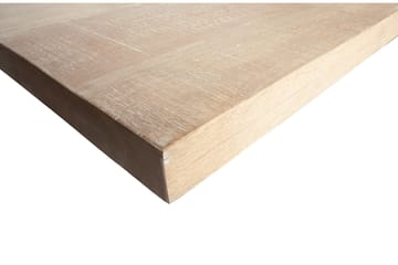 Tablo Spisebord X-formede ben 180 cm - Natur / sort - Møbler - Borde - Spisebord og køkkenbord