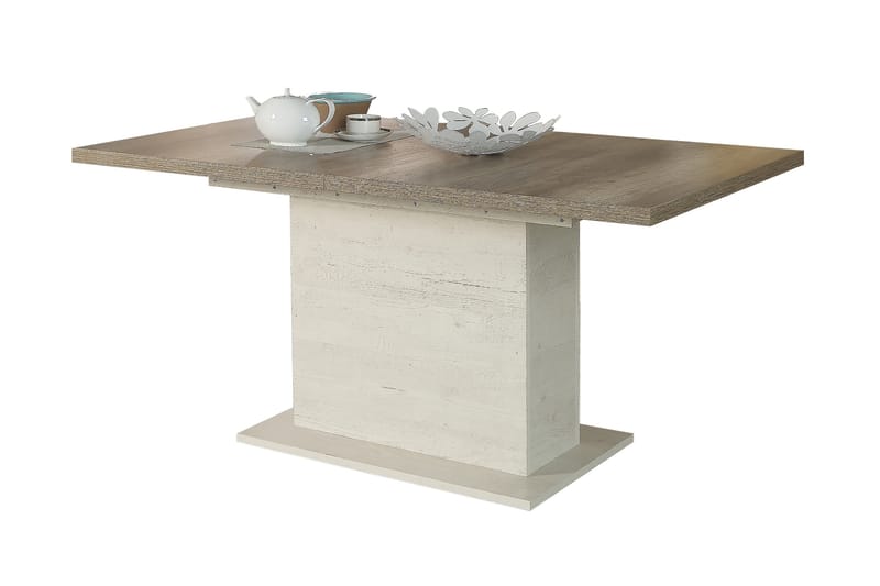 Talebi Spisebord 90 cm - Brun / hvid - Møbler - Borde - Spisebord og køkkenbord