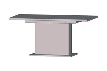 Talebi Spisebord 90 cm - Brun / hvid - Møbler - Borde - Spisebord og køkkenbord