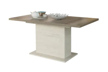 Talebi Spisebord 90 cm - Brun / hvid - Møbler - Borde - Spisebord og køkkenbord