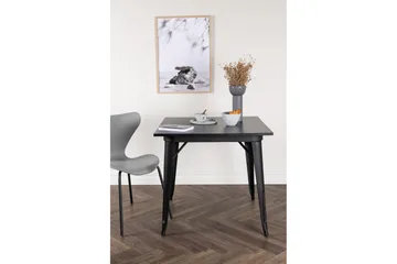 Tempe Spisebord 80 cm - Svart - Møbler - Borde - Spisebord og køkkenbord