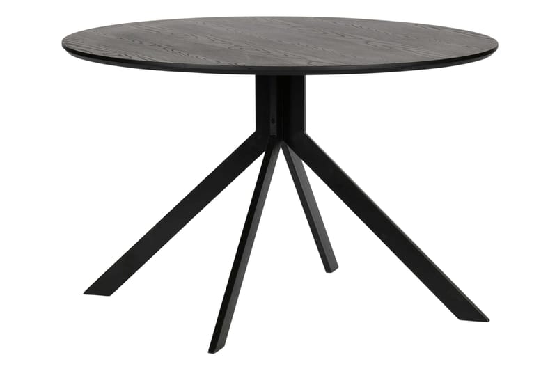 Tero Spisebord 120 cm Rund - Sort - Spisebord og køkkenbord