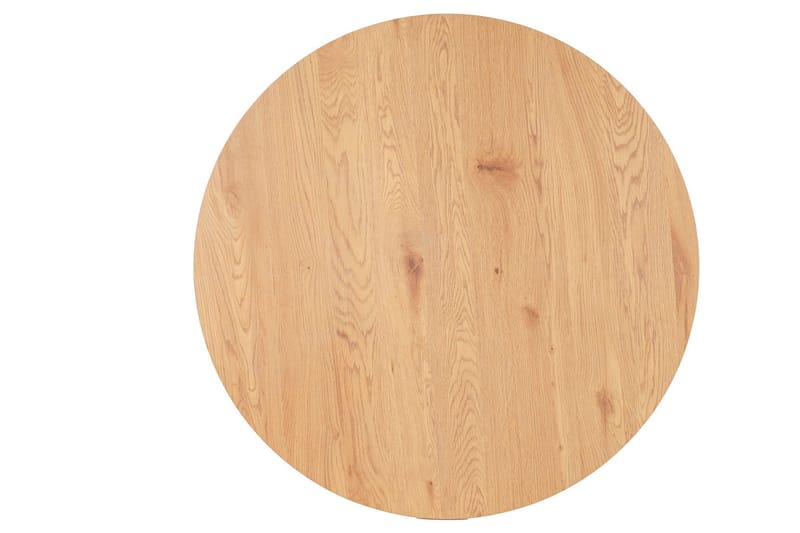 Thaleia Spisebord 100 cm Rundt - Eg/Mat sort - Møbler - Borde - Spisebord og køkkenbord