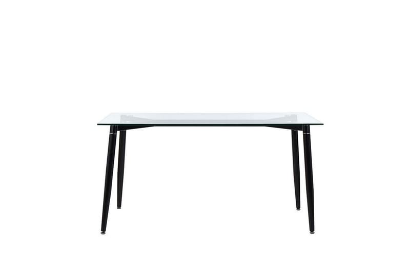 Totham Spisebord 150 cm - Glas/Sort - Møbler - Borde - Spisebord og køkkenbord