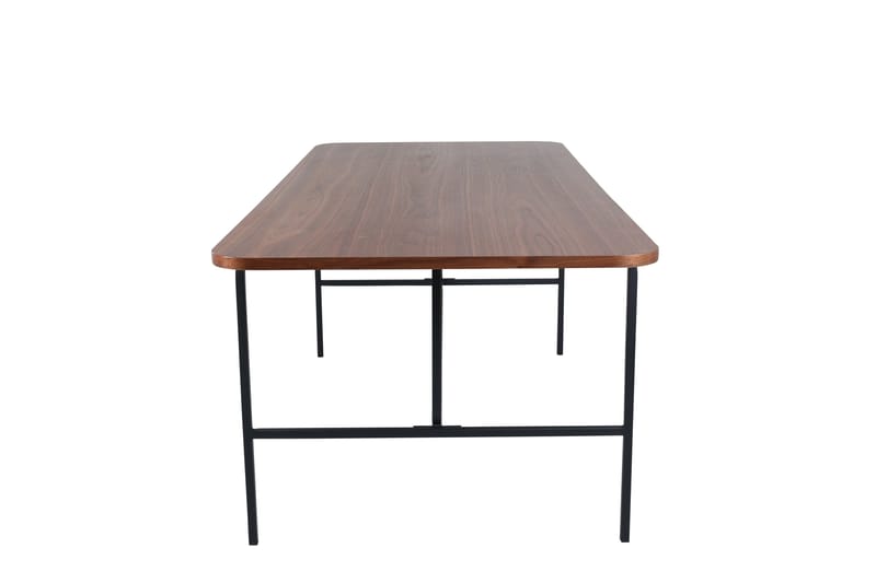 Uno Spisebord 200 cm - Valnøttsbrun/Svart - Møbler - Borde - Spisebord og køkkenbord