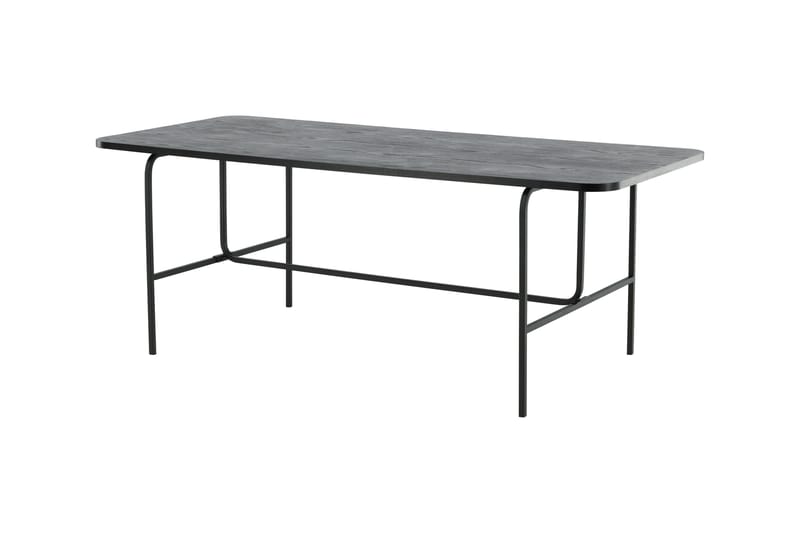 Unos Spisebord 200 cm - Sort - Spisebord og køkkenbord
