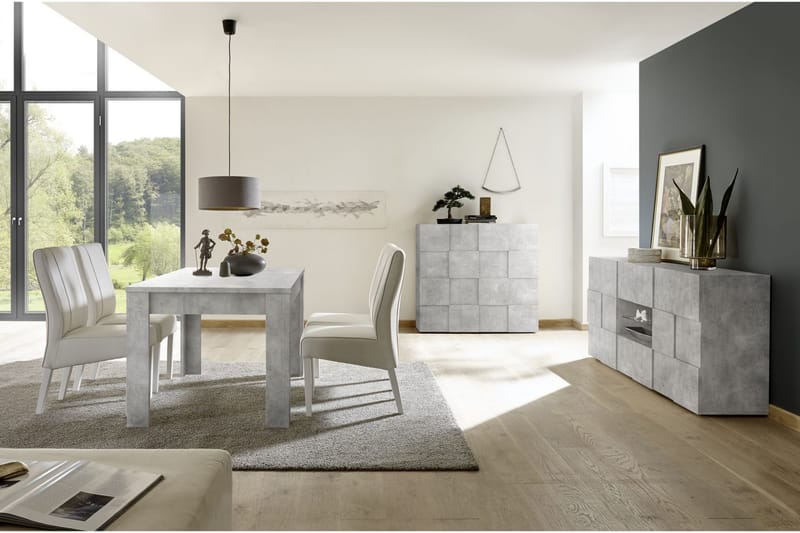 Urbino Udvideligt Spisebord 137 cm - Grå - Spisebord og køkkenbord