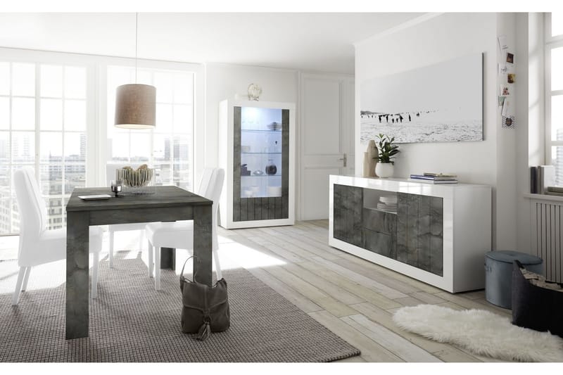 Urbino Udvideligt Spisebord 137 cm - Grå - Møbler - Borde - Spisebord og køkkenbord