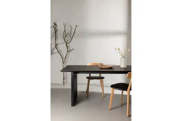 Vail Stort Rektangulært Spisebord 230 cm i Træ - Sort - Møbler - Borde - Spisebord og køkkenbord