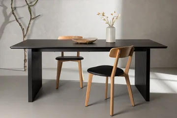 Vail Stort Rektangulært Spisebord 230 cm i Træ - Sort - Møbler - Borde - Spisebord og køkkenbord