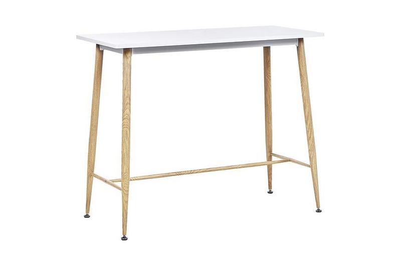 Vechas Spisebord 90 cm - Hvid/Lyst Træ - Møbler - Borde - Spisebord og køkkenbord
