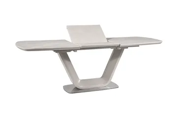 Ventera Udvideligt Spisebord 160 cm - Keramik/Grå - Møbler - Borde - Spisebord og køkkenbord