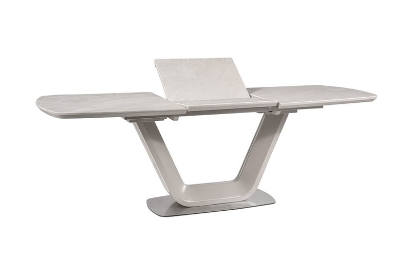 Ventera Udvideligt Spisebord 160 cm - Keramik/Grå - Møbler - Borde - Spisebord og køkkenbord