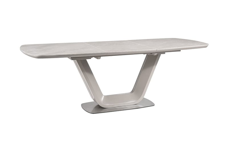 Ventera Udvideligt Spisebord 160 cm, Keramik/Grå