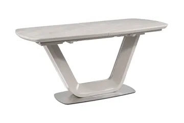 Ventera Udvideligt Spisebord 160 cm - Keramik/Grå - Møbler - Borde - Spisebord og køkkenbord