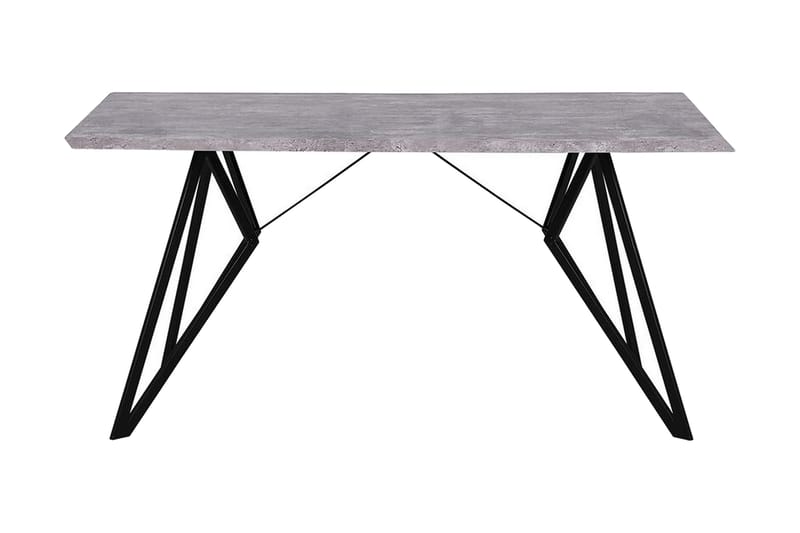 Verd spisebord 160x90 cm - Grå - Spisebord og køkkenbord