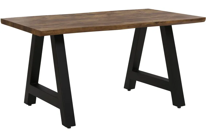 Vesoul Rektangulært Spisebord 160 cm i Valnød, Brun