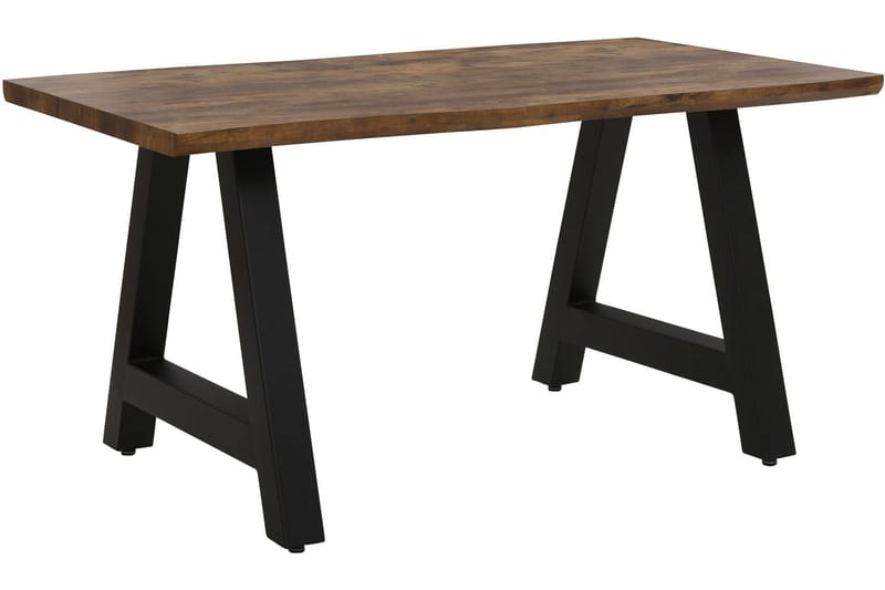 Vesoul Spisebord 160 cm - Sort - Spisebord og køkkenbord