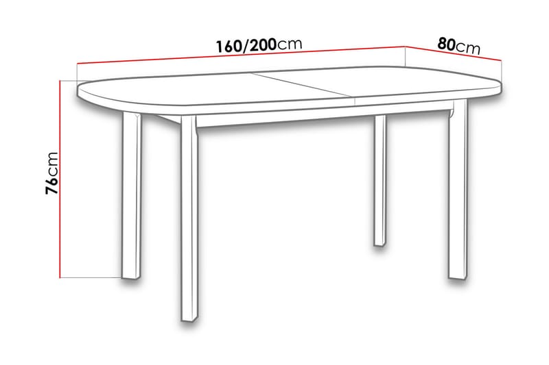 Warnock Spisebord - Træ/natur - Spisebord og køkkenbord