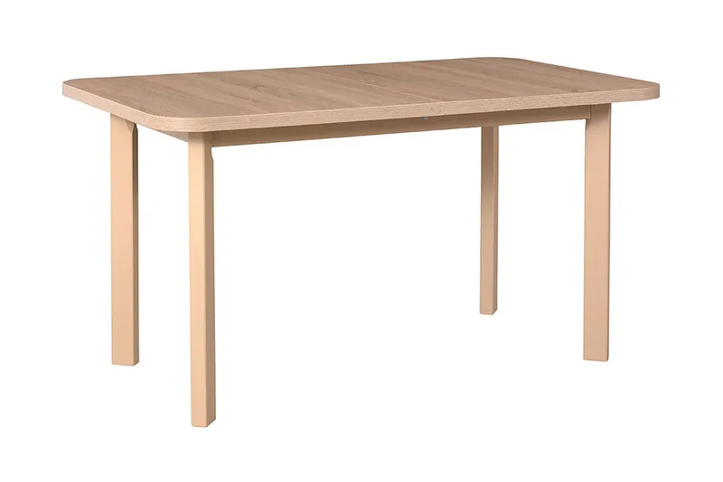 Wenus Udtrækkeligt Rektangulært Spisebord 140 cm i Træ med Egeudseende, Beige