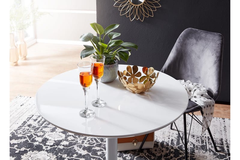 Wilhem Spisebord 75 cm Rund - Hvid - Møbler - Borde - Spisebord og køkkenbord