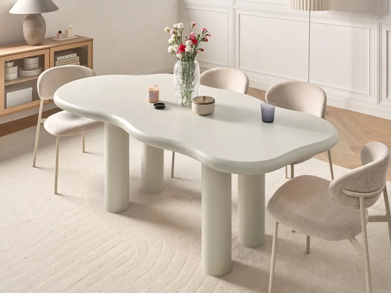 Spisebord Ondle 188 cm - Off-white - Møbler - Borde - Spisebord og køkkenbord