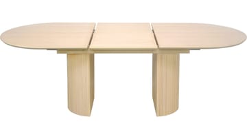 Spisebord Otaki 180 cm Butterfly - Hvidpigmenteret eg - Møbler - Borde - Spisebord og køkkenbord